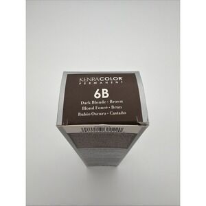 Kenra Permanent Hair Color 3 oz - 6B Dark Blonde Brown NEW